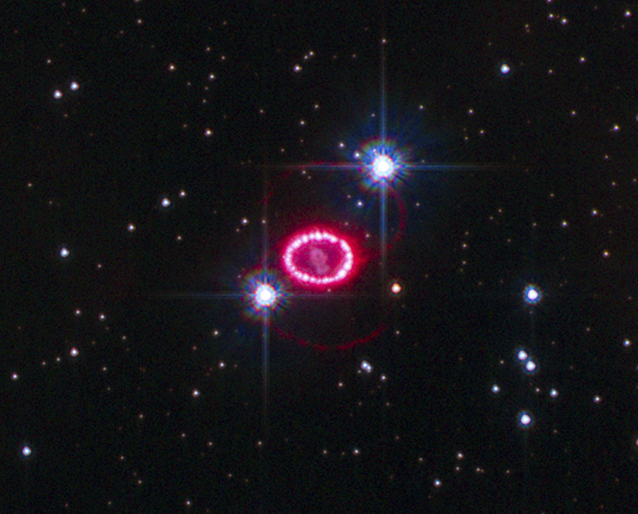 Die Supernova 1987A.