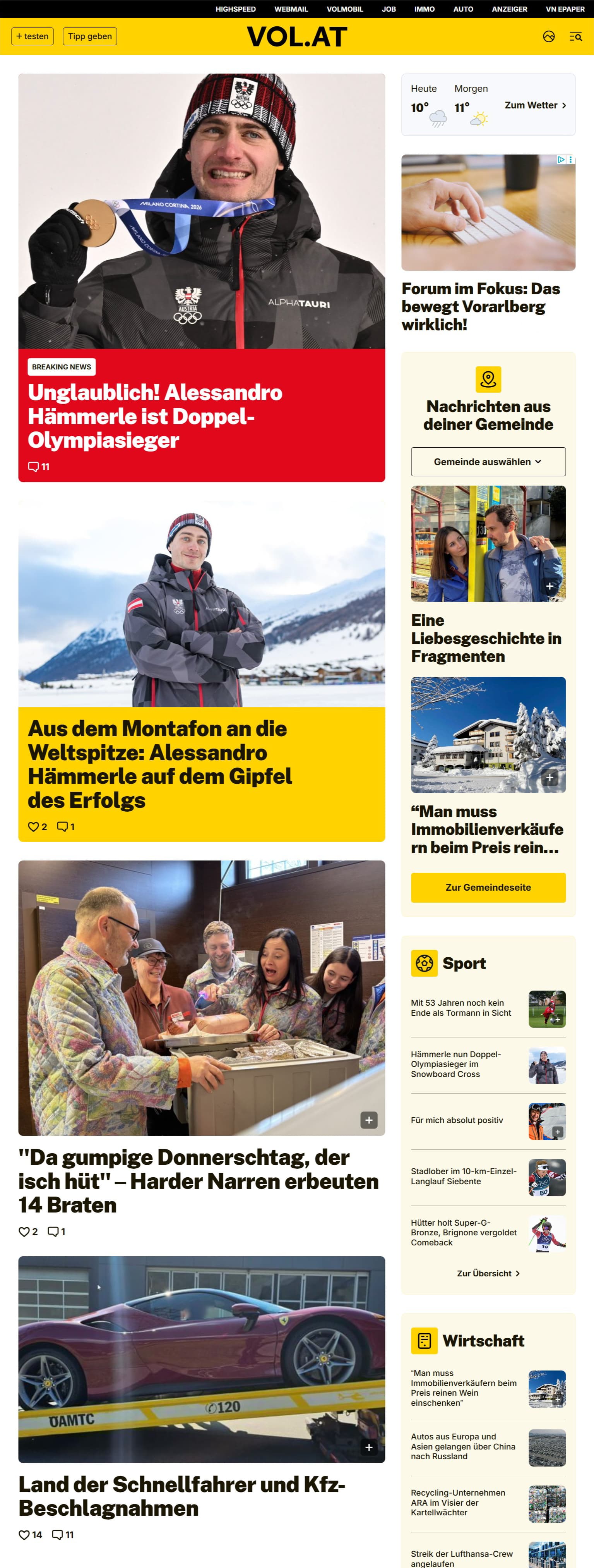 VOL.AT Snapshot – Top